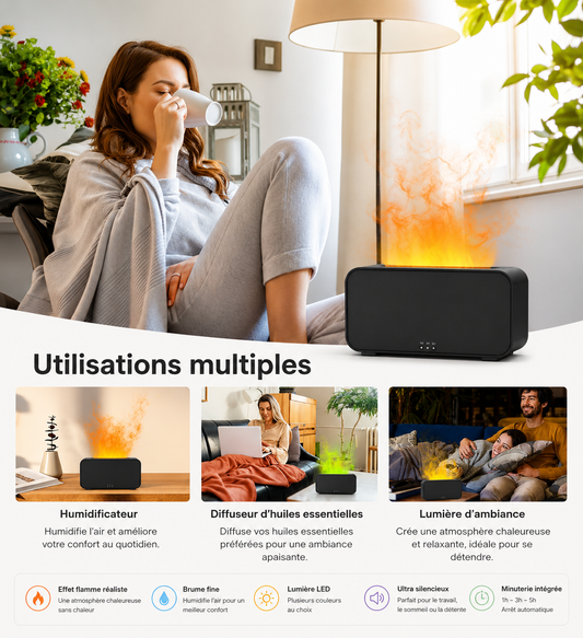 Diffuseur Flamme Nyoma — Ambiance & Sérénité