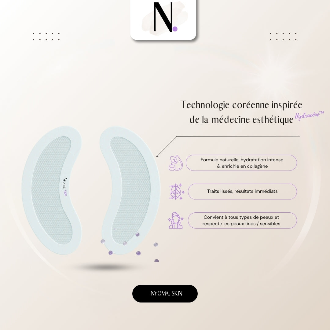 Patchs yeux hybride Hydracône™