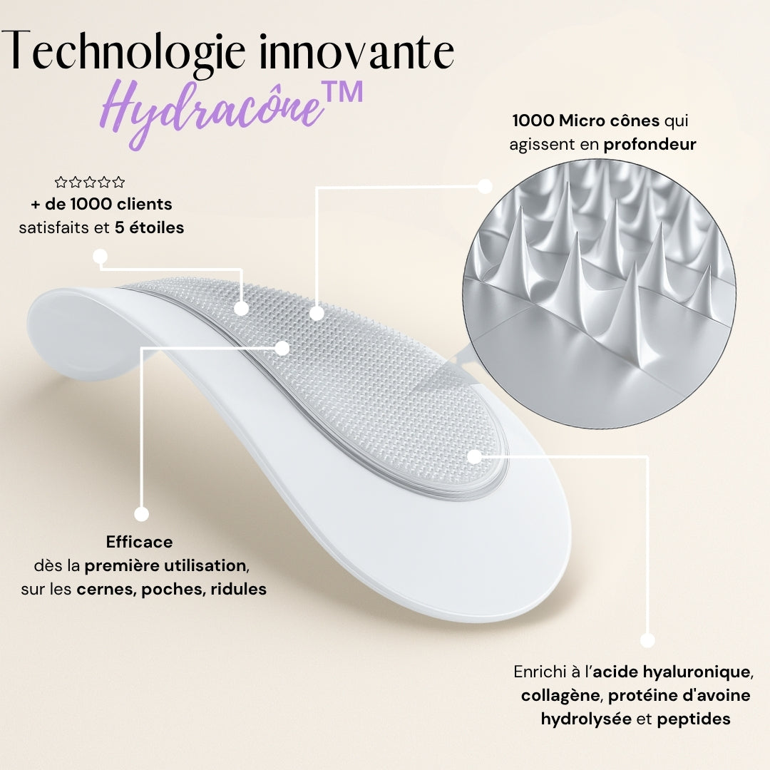 Patchs yeux hybride Hydracône™