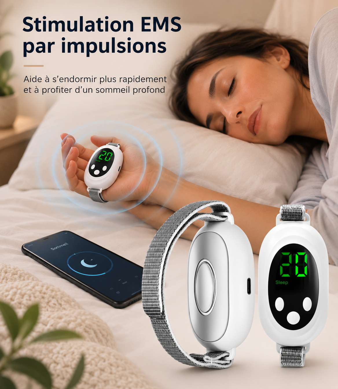 Bracelet Détente Nyoma — Rituel du Soir