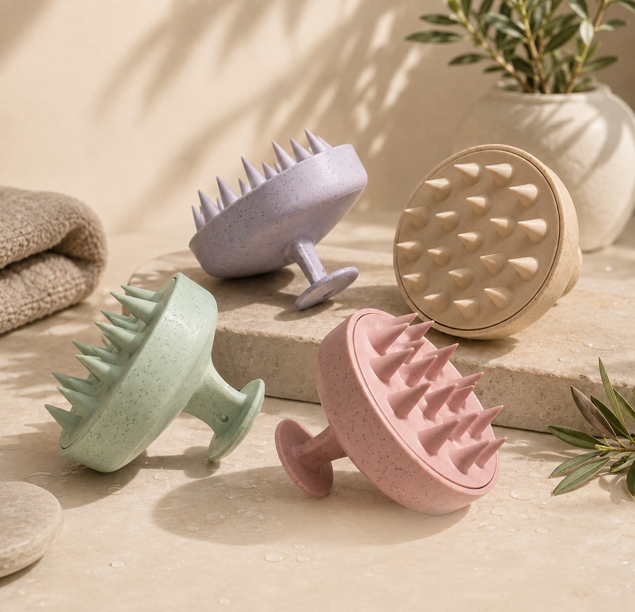 Brosse Massante Nyoma — Rituel Cuir Chevelu