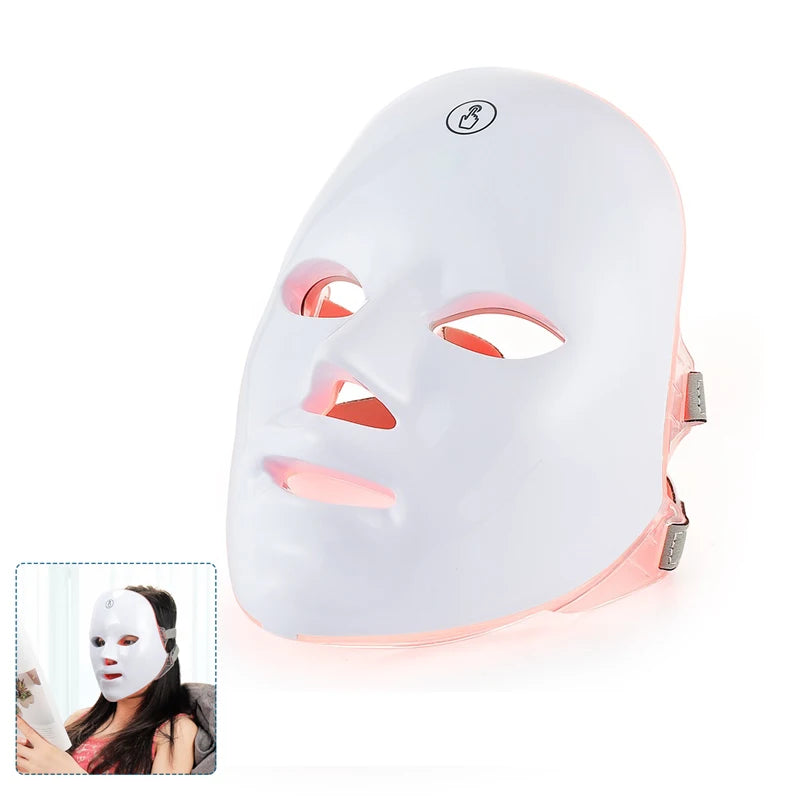 Masque LED Visage 7 Couleurs — Rituel Éclat