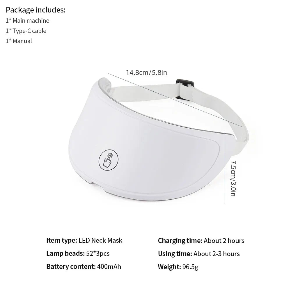 Masque LED Visage 7 Couleurs — Rituel Éclat
